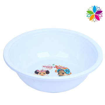 Fashion Cartoon Design Round Plastic Wash Basin (SLP025)